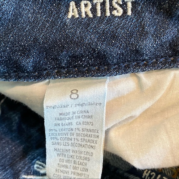 💕AMERICAN EAGLE | ARTIST JEANS | SIZE 8 - Picture 11 of 14